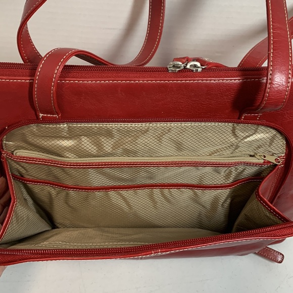 Buxton Euro Leather Business Tote - Picture 3 of 11